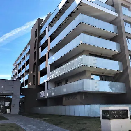 Lägenhet Superior Blue Przy Plazy- Free Pool, Saunas, Jacuzzi, Fitness, Salzgrotte *