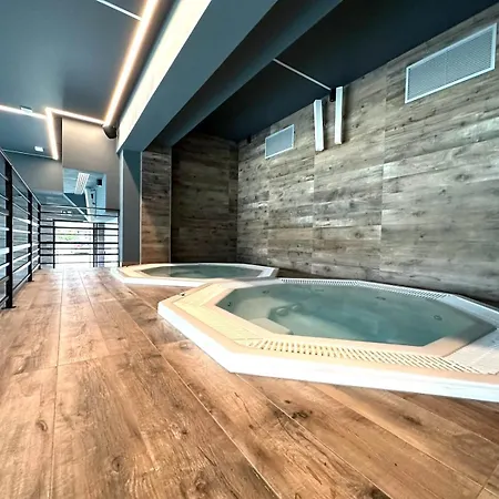 Lägenhet Superior Blue Przy Plazy- Free Pool, Saunas, Jacuzzi, Fitness, Salzgrotte *