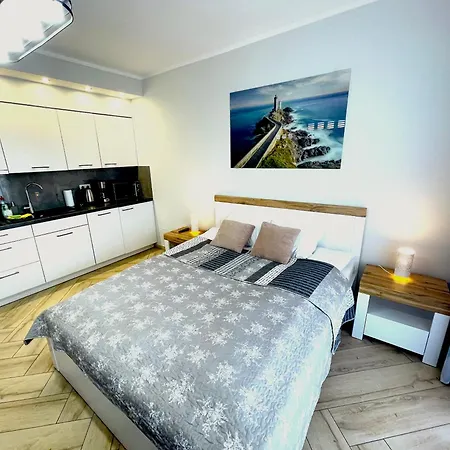 Superior Blue Przy Plazy- Free Pool, Saunas, Jacuzzi, Fitness, Salzgrotte Lägenhet Kołobrzeg