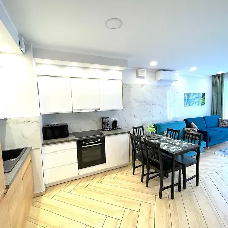 Superior Blue Przy Plazy- Free Pool, Saunas, Jacuzzi, Fitness, Salzgrotte Apartamento Kołobrzeg