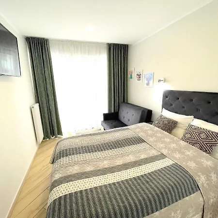 Apartment Superior Blue Przy Plazy- Free Pool, Saunas, Jacuzzi, Fitness, Salzgrotte Kolobrzeg
