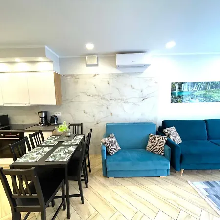 Apartment Superior Blue Przy Plazy- Free Pool, Saunas, Jacuzzi, Fitness, Salzgrotte