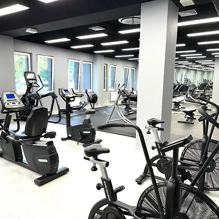 Apartment Superior Blue Przy Plazy- Free Pool, Saunas, Jacuzzi, Fitness, Salzgrotte