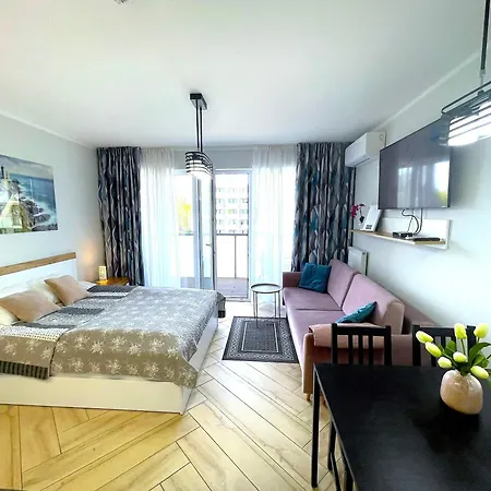 公寓 Superior Blue Przy Plazy- Free Pool, Saunas, Jacuzzi, Fitness, Salzgrotte *